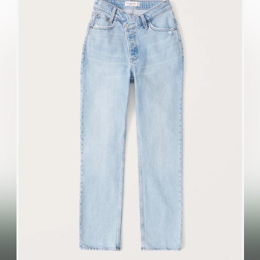 NWOT A&F High Rise Dad Jeans Size 27
